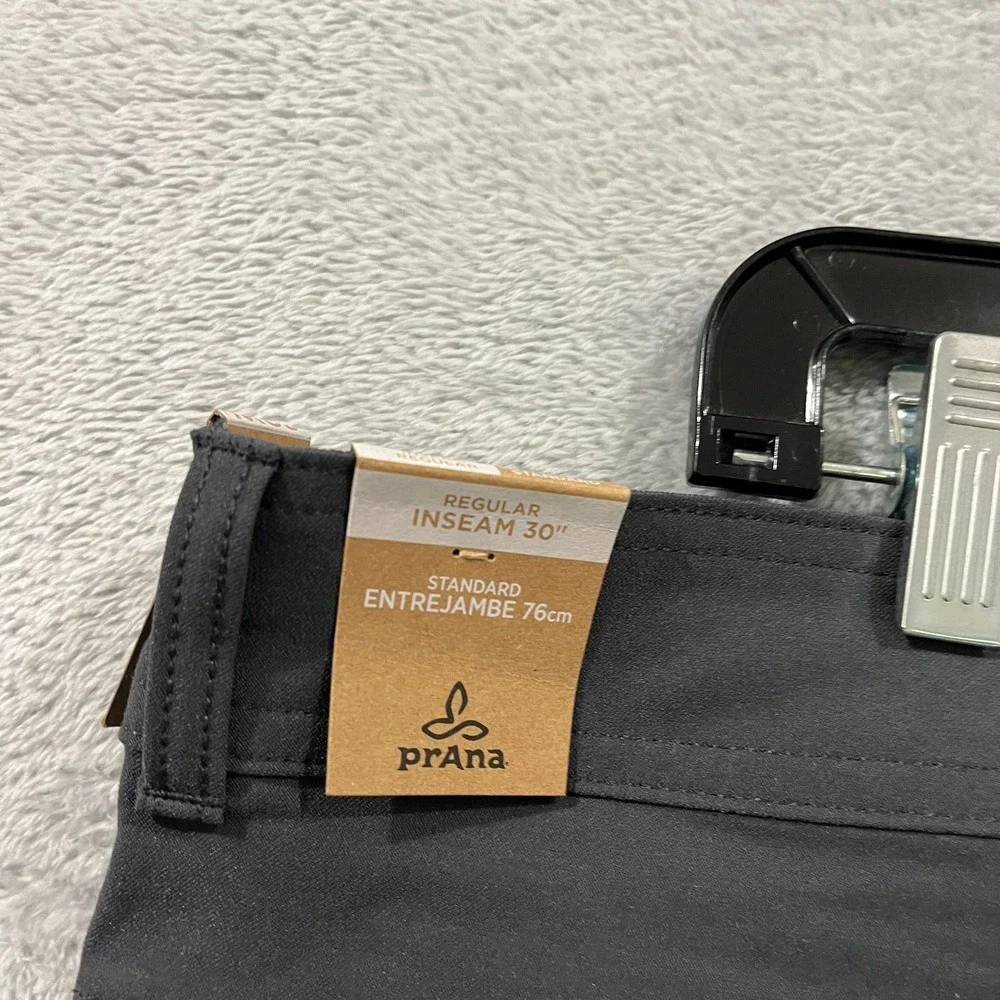 prAna Halle Pants Plus 2 Women's Size 20W Straight Drawstring Hiking Trail Coal